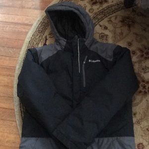 Boys winter Colombia coat,black and gray
